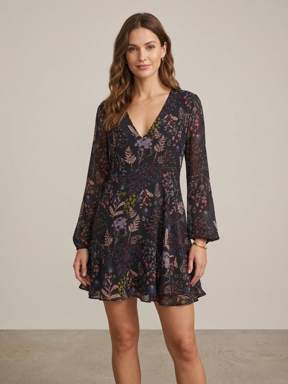 Kimchi Blue Urban Outfitters Floral Dress